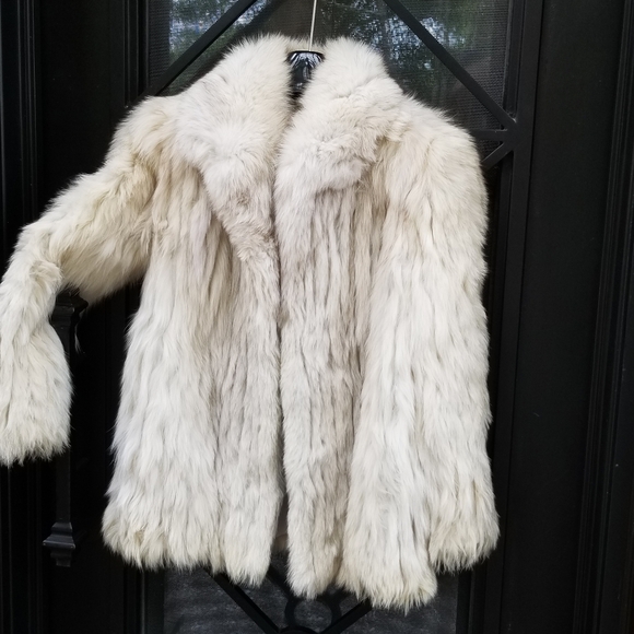 Vintage Scandinavian Blue Fox Fur Coat - Picture 5 of 15